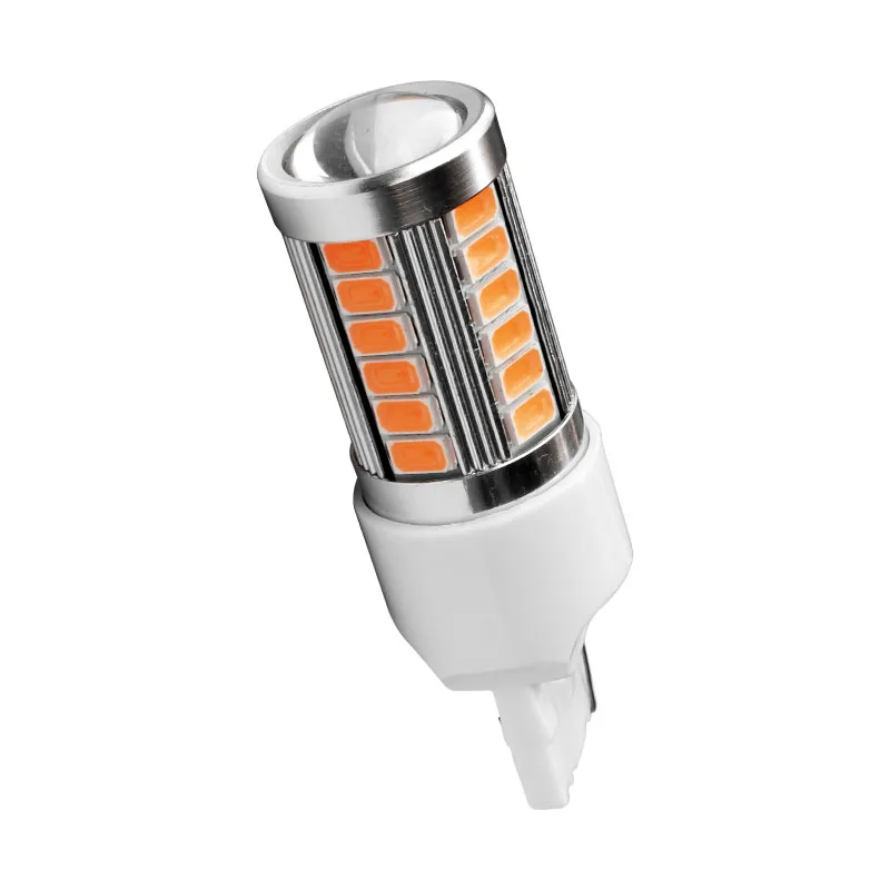 1 шт. T20 7440 W21W 33 SMD 5730 светодиодный автомобиль резерв лампа авто Тормозная 33SMD 5630