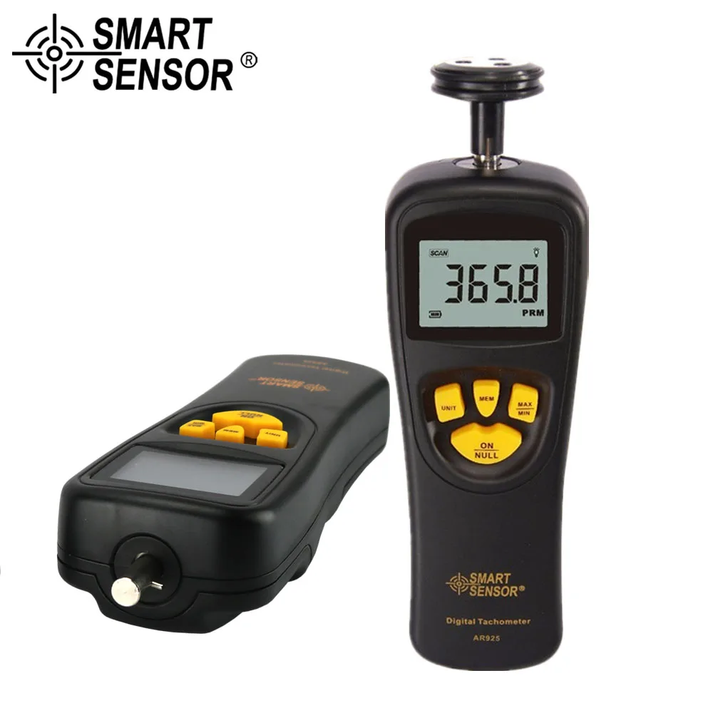 Smart Sensor Digital Tachometer Contact Motor Tachometer RPM meter