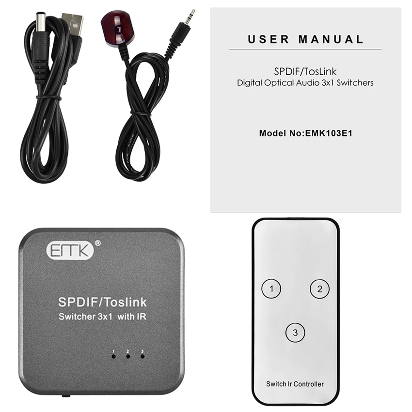 3x1 optical audio switch (10)