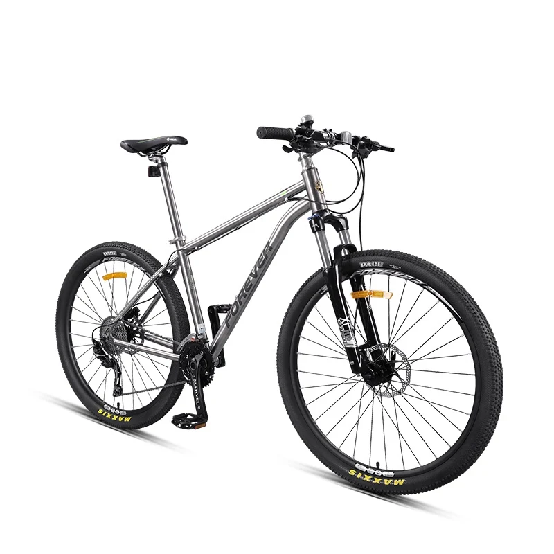 

Permanent Titanium Alloy Mountain Bike 30 Speed Transmission Ultra Light Vehicle Titanium Alloy Frame