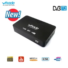 Vmade HD 1080p ТВ тюнер Dvb T2 ТВ коробка Dvb-t2 для монитора адаптер USB2.0 тюнер приемник спутниковый декодер Dvbt2 Поддержка Wi-Fi