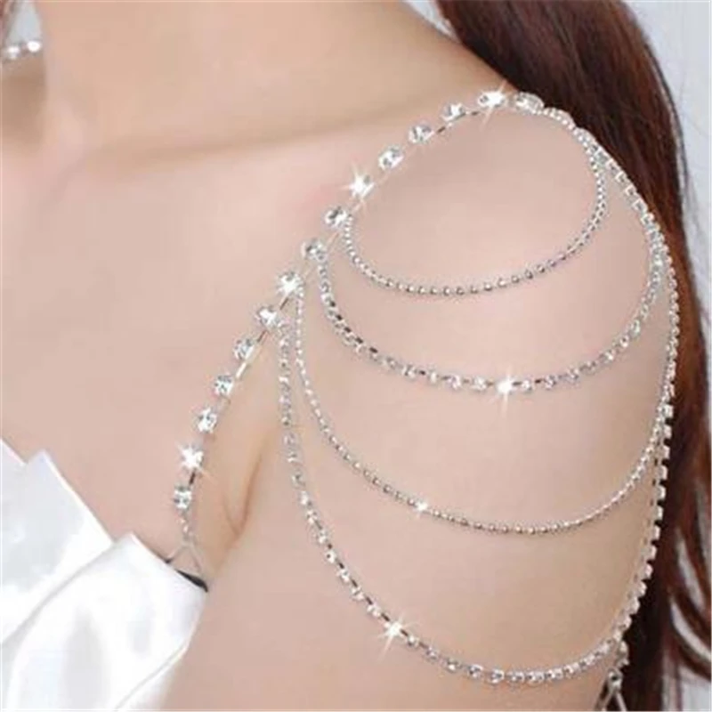 Clear Rhinestones Invisible Bra Straps Women's Shoulder Adjustable Bra Accessories Cross Tassels