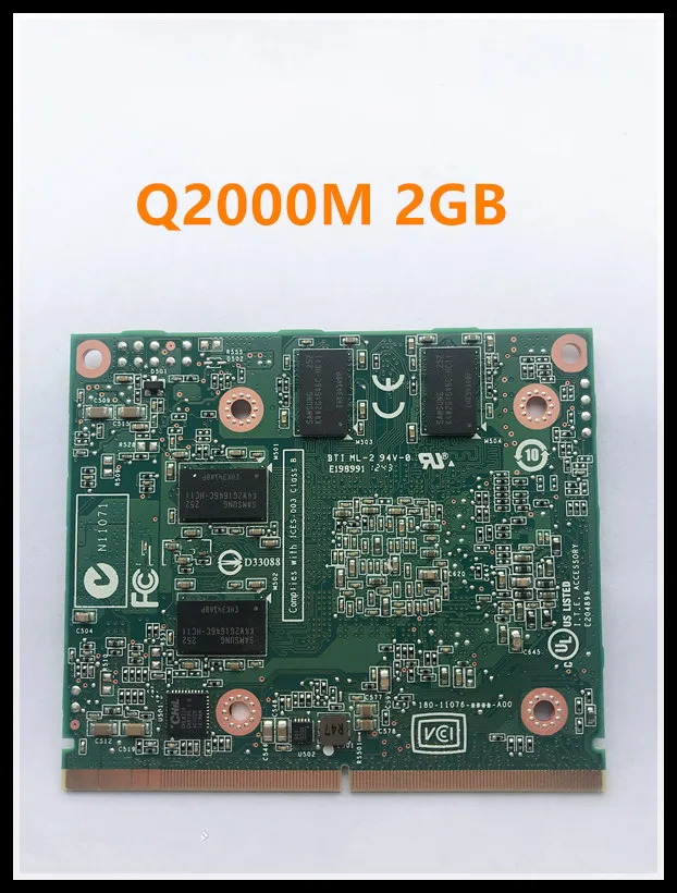 Quadro 2000M Q2000M Q2000 видео Vga Графическая карта N12P-Q3-A1 M5950 карта для ноутбука hp 8540W 8540P 8560W DELL M4600 M4700