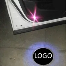 JingXiangFeng 2 pcs 5W Case For BYD For abarth Car Door Welcome Light Car LED Laser Logo Ghost Shadow Light Warning lights