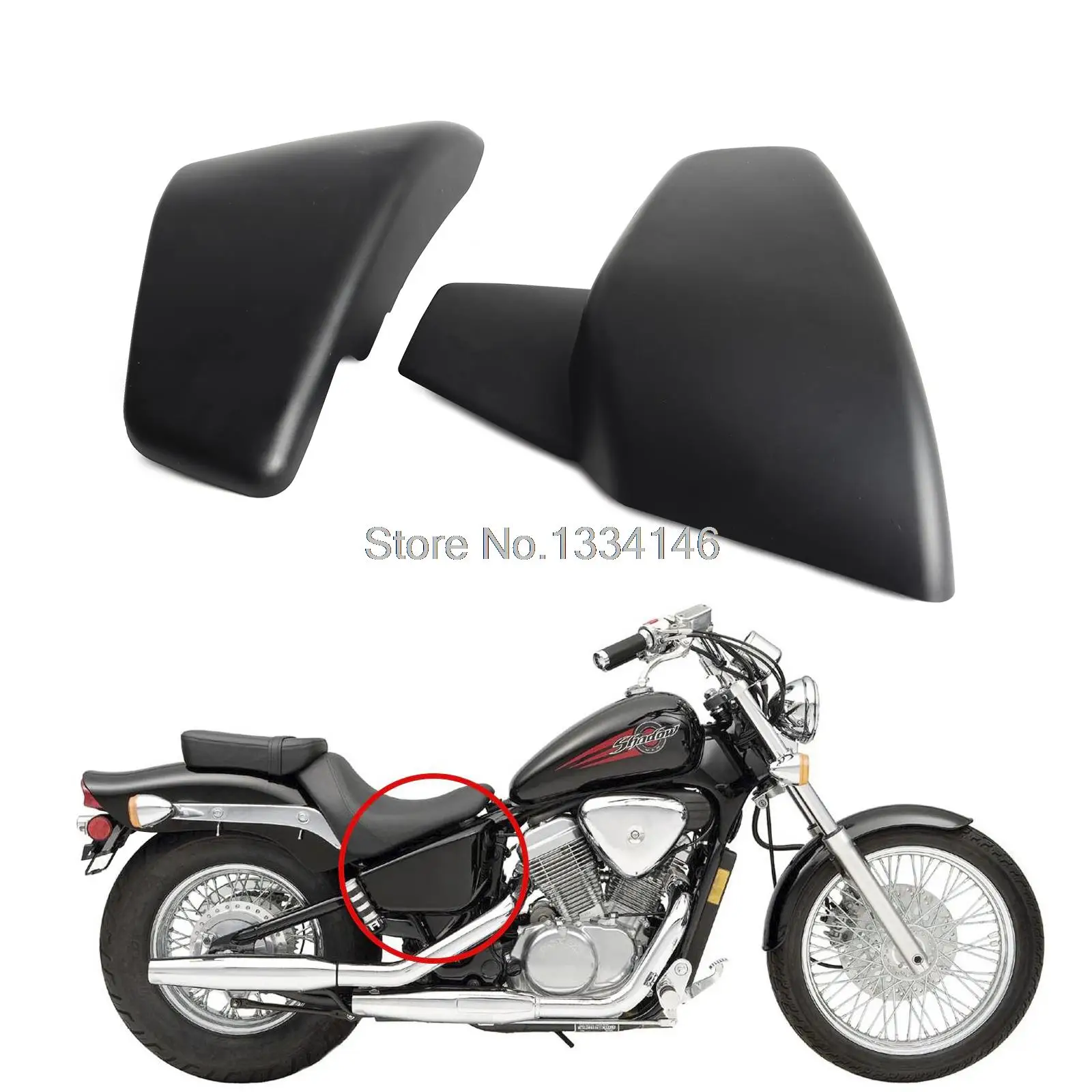 honda shadow side cover