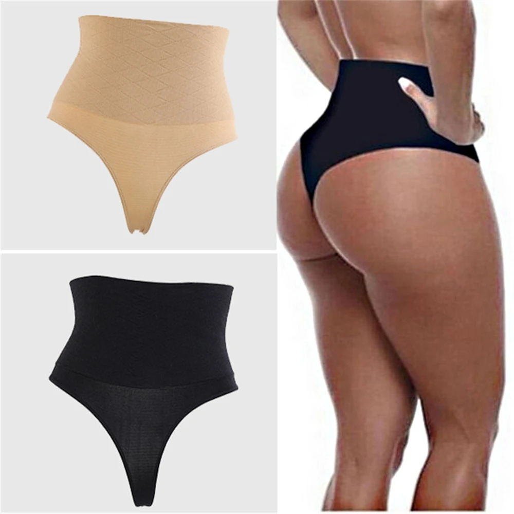 

Women High Waist Seamless Body Shaper Control Panties Tummy Belly Waist Slim Pant Black White Shapewear Underwear Waist Trainer