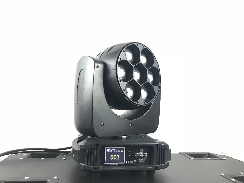 

Super bright hybrid 7x40w led zoom beam wash moving head