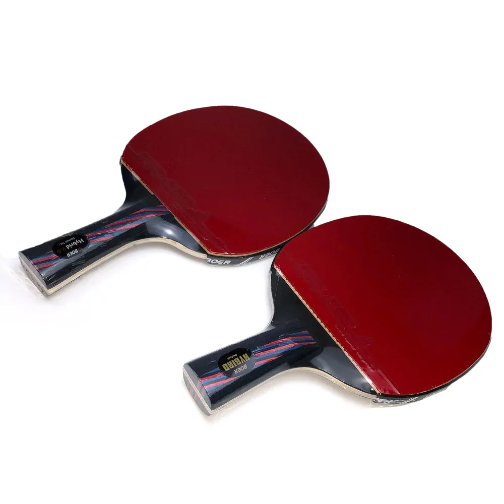 1 Piece Professional Carbon Rubber Table Tennis Bat Blade Rackets Long