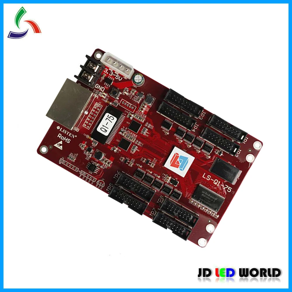 

LS-Q1-75 full color LED screen controller card 8 group HUB75