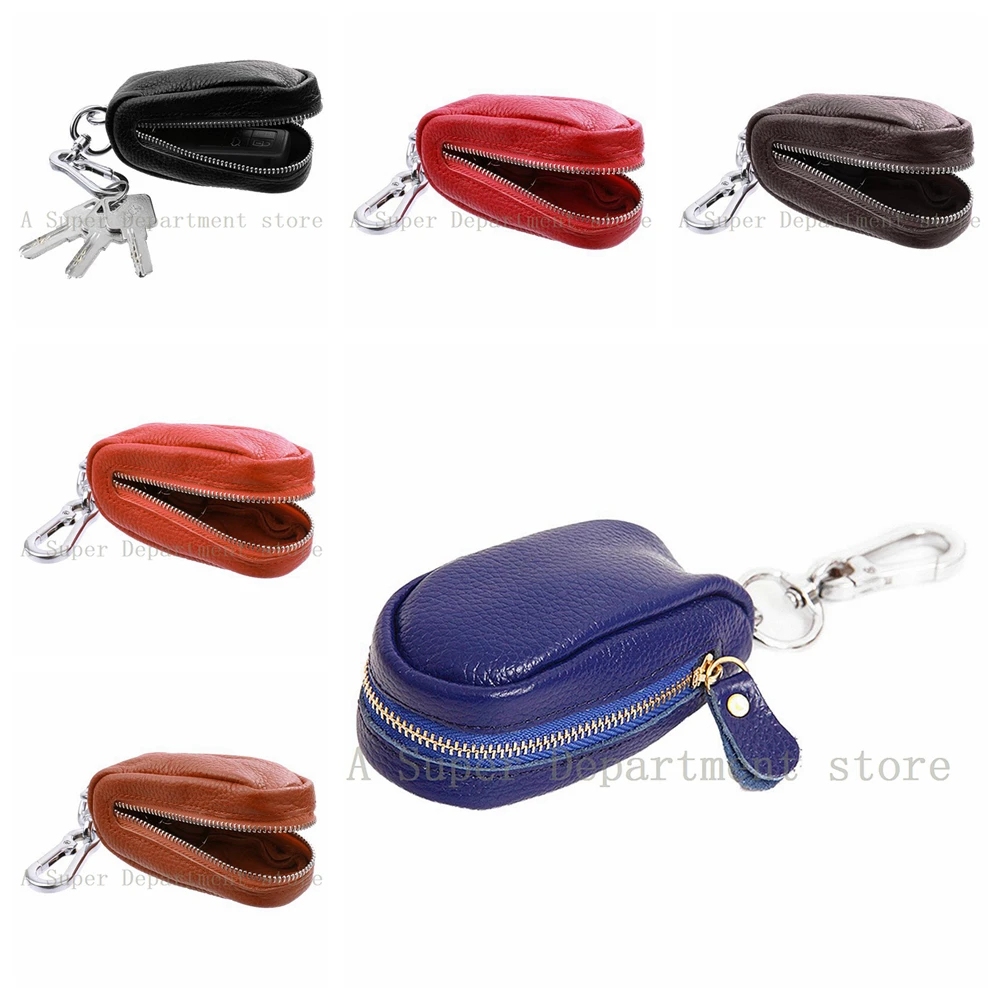 

ABDB Car Key Bag Household key bag Unisex Zipper bag in PU Leather for Keychain Case for Key / USB / Pieces / Coin