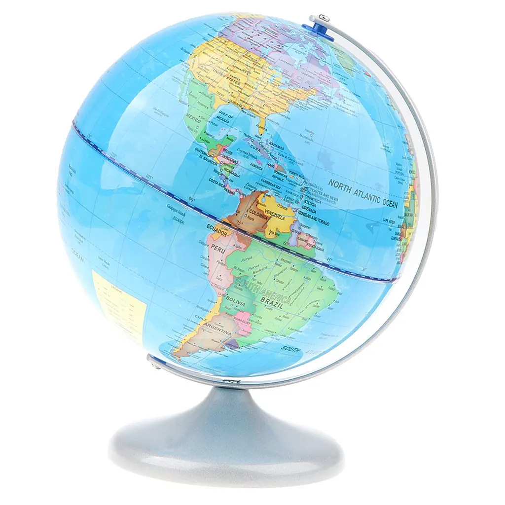 

20cm Earth Globe Political World Map Geography Science Learning Educational Toy School Teaching Aid Office Desk Decoration Gift