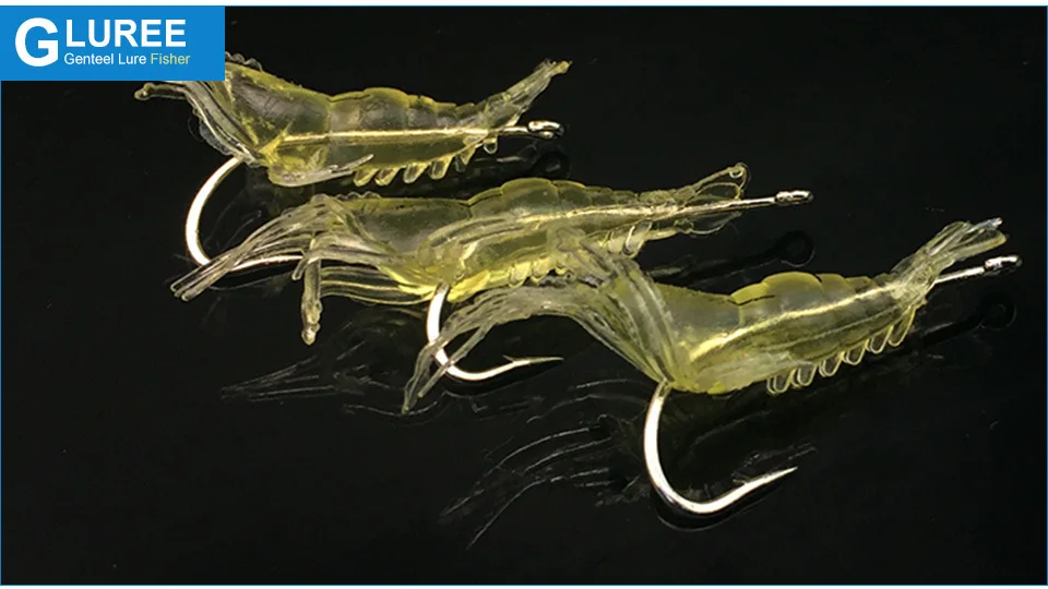 GLUREE-5PcsLot-5cm-Soft-Shrimp-Lure-Fishing-Lures-Simulation-Prawn-Artificial-Bait-Single-Hook-Soft-Lures-Yellow-Fishing-Tackle_09