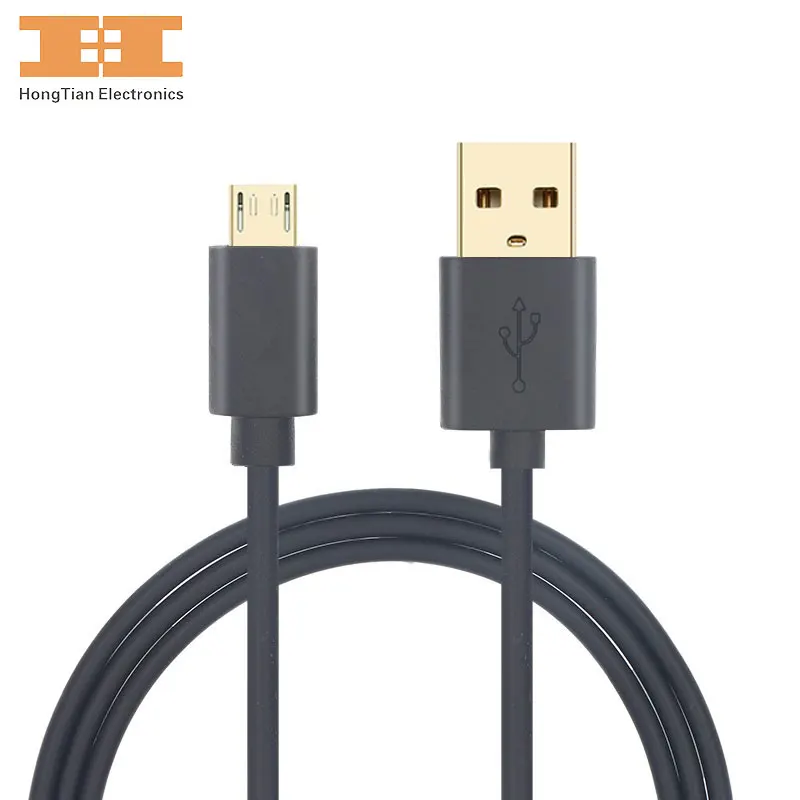 

Micro USB Cable MICRO USB Data Charge Cables Fast Charge USB Data Cable For SONY LG Nokia HTC GOLD PLUG 5V2.4A 0.3m 1m 2m 3m