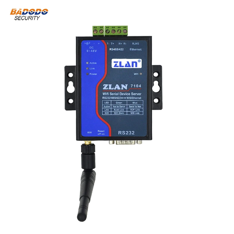 ZLAN7144 WI-FI модуль RJ45 Ethernet для RS232 RS485 RS422 последовательный порт конвертер сервер последовательных устройств модуль TCP заменить ZLAN7104