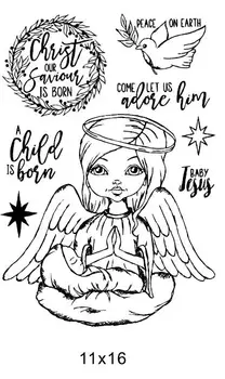 

girl Transparent Clear Silicone Stamp/Seal for DIY scrapbooking/photo album Decorative clear stamp sheets A1766