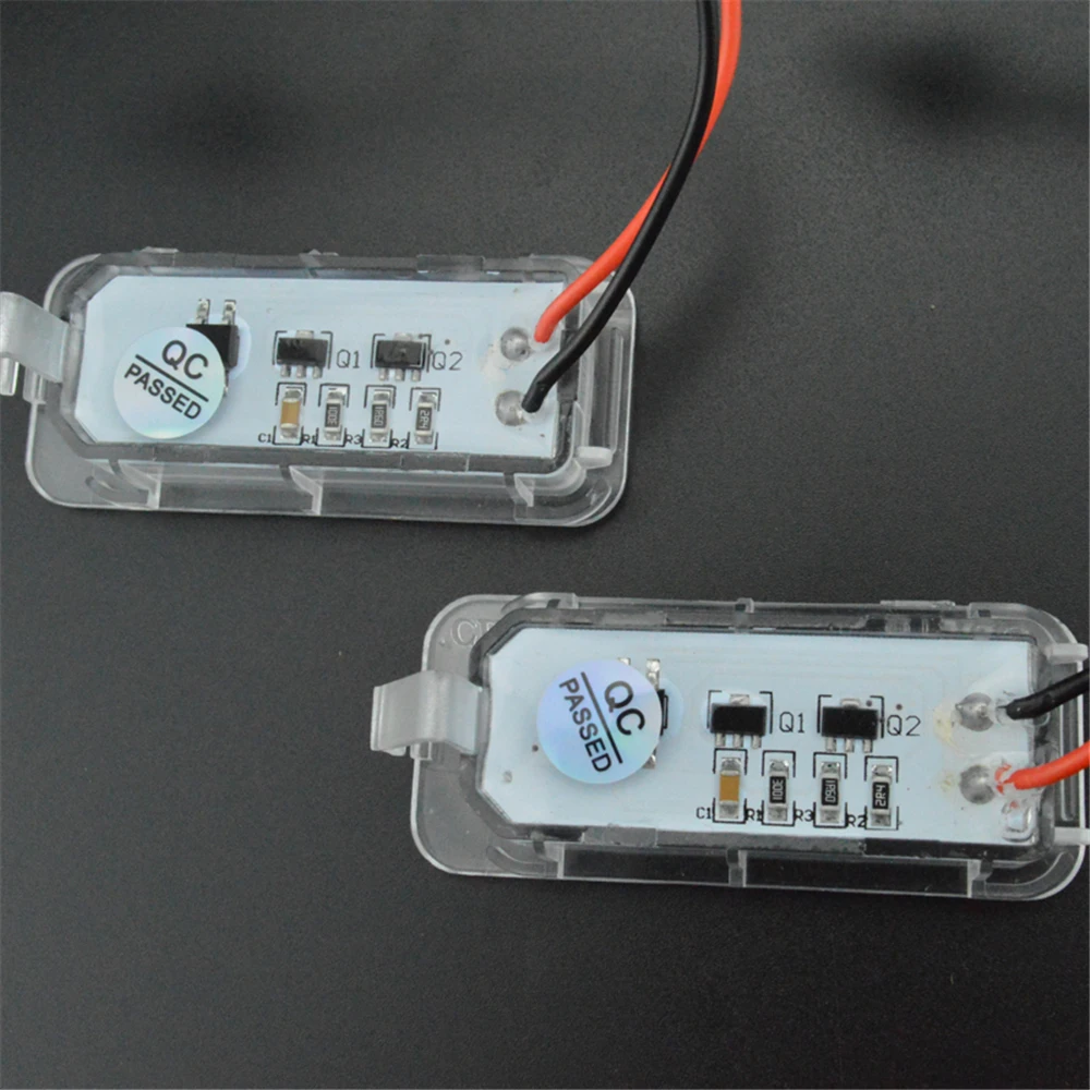 2 шт. белый Canbus 12 v светодиодный номерной знак свет лампы для фокусировки 5D/Fiesta/Mondeo MK4/C-Max MK2/S-Max/Kuga/Galaxy