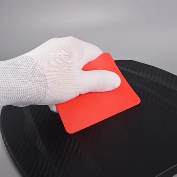 

FOSHIO Teflon Card Squeegee Carbon Fiber Vinyl Tinting Tool Car Window Foil Film Wrap Tools Car Decal Sticker Auto Accessories