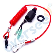 Контрольный 36180-ZV5-013 аварийный перключатель ASSY с шнурком для Honda подвесной блок управления двигателем F40-F150