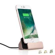 3 в 1 Магнитная док-станция зарядное устройство для iPhone 5 5S 6S 7 Plus поддержка передачи данных