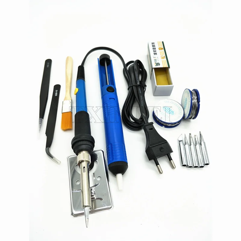 

60W Adjustable Temperature Electric Soldering Iron Welding Tool kit EU/US