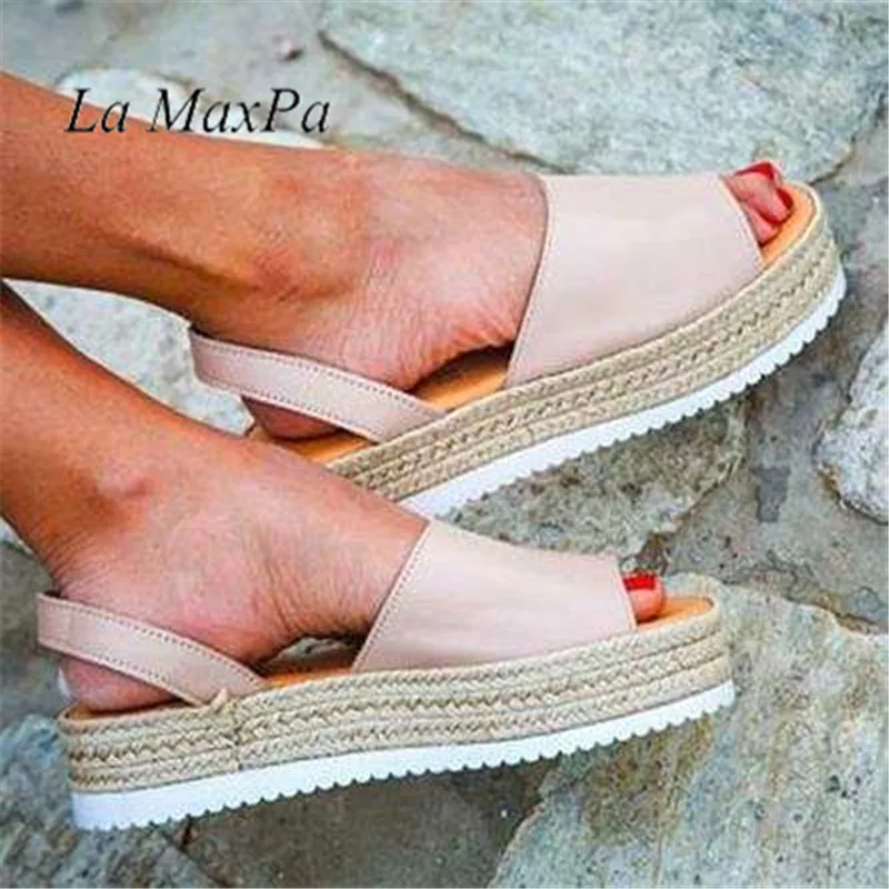 

Wedges Shoes For Women High Heels Sandals Summer Shoes 2019 Flip Flop Peep Toe Chaussures Femme Platform Sandals 2019 Plus Size