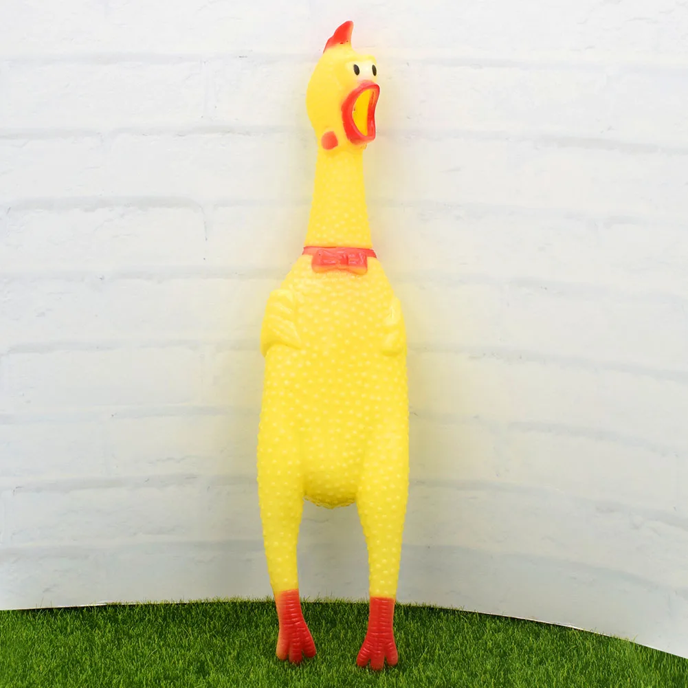 1Pc 40 32 17 cm Squeaky Toy For Dogs Puppy Screaming Rubber Chicken Toy