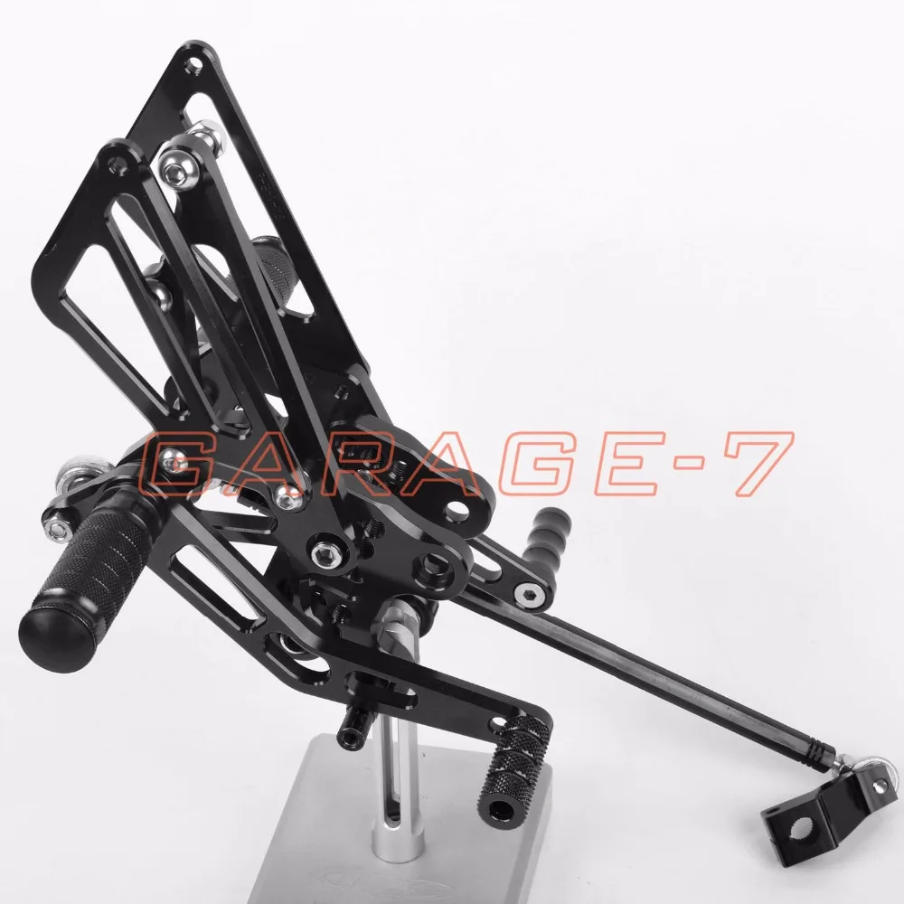 

CNC Rearsets Foot Pegs Rear Set For Kawasaki  ZX14RZ ZR1400 2006-2013 Hot Sale Motorcycle Black Color 2012 2011 2010 2009 2008
