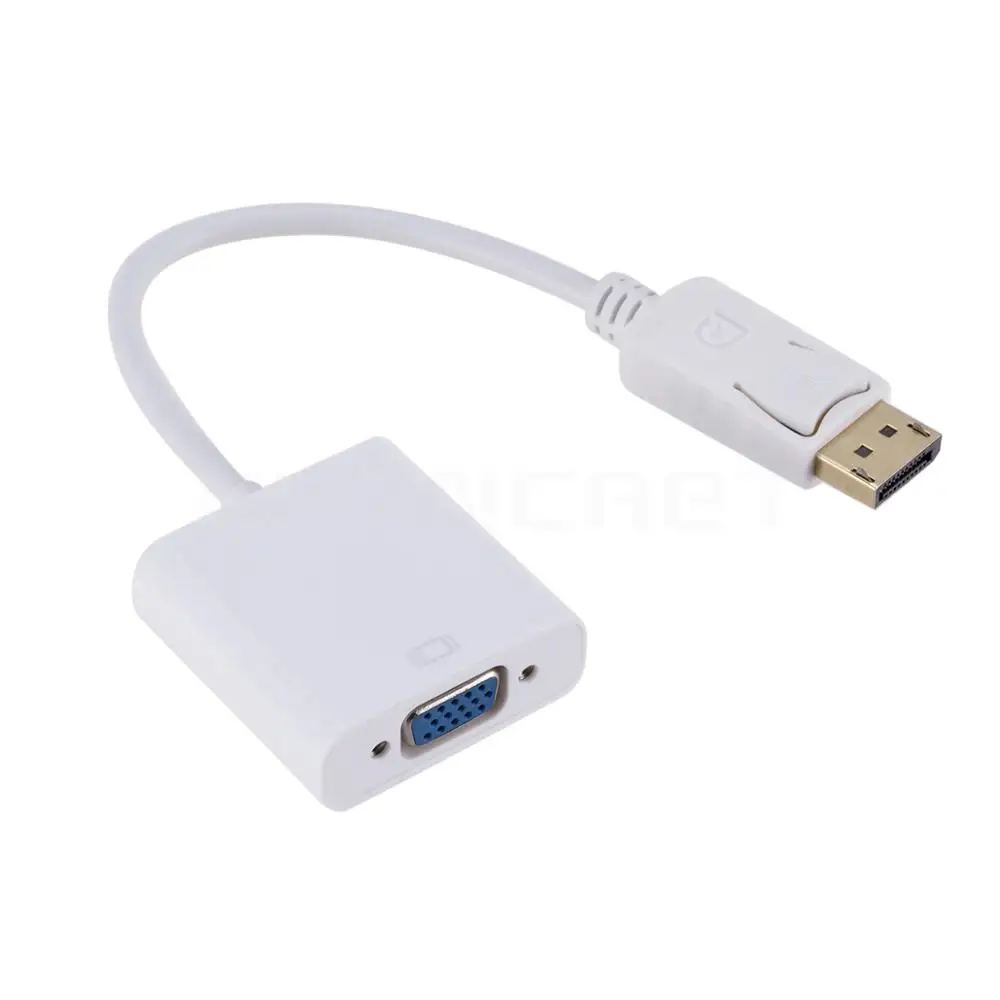 Video Cable Convert Displayport DP to VGA Port Cable Male-Female Adapter for Computer HDTV Monitor Projector Support 1080P Video Cable Convert Displayport DP to VGA Port Cable Male-Female Adapter for Computer HDTV Monitor Projector Support 1080P