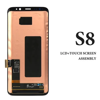 

5.8 Inch Black AMOLED Original For Samsung S8 G950 LCD Display Assembly Phone Touch Screen Panel Replacement Spare Parts