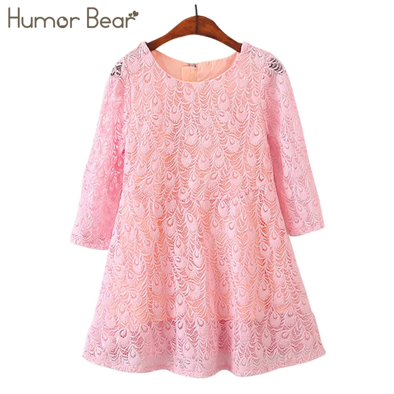 

Humor Bear 2018 Girls Dress Fancy Kids Lace Dresses Flower Children Wedding Gowns Formal Prom Vestidos Baby Frocks