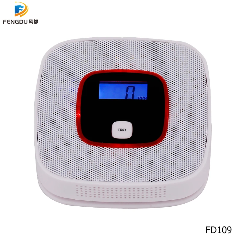 

Home Security LCD Carbon Monoxide Detector Independent CO Gas Sensor 85dB Warning-up High Sensitive Poisoning Alarm Detector