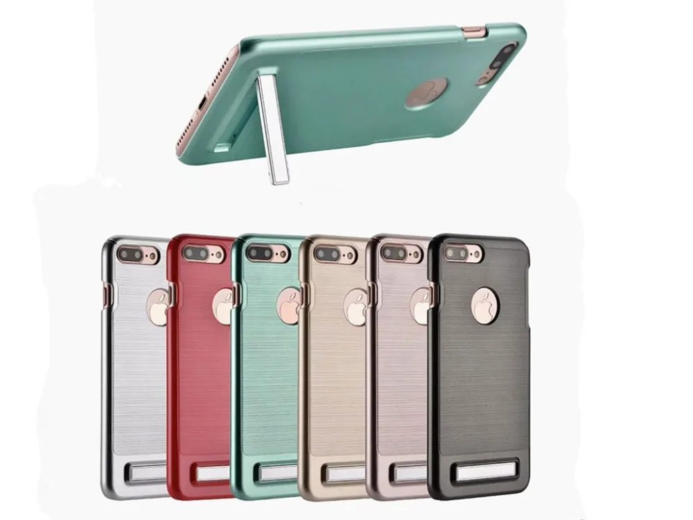 Luxury PC Ultra Slim Stand Protective Phone Case for iPhone 6 6s plus 7 7Plus Drawing Back Cover |