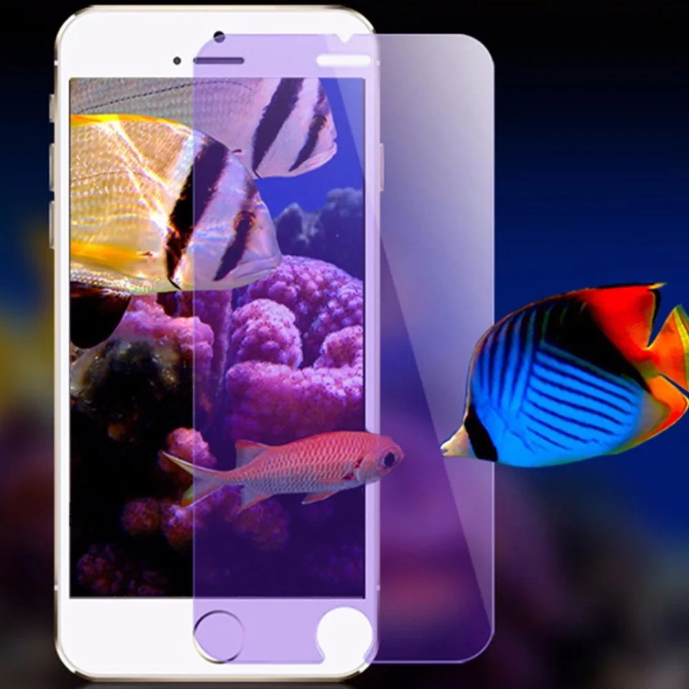 Защитная пленка для экрана iPhone 8 8plus 5 5S 6 6s 6plus 7 7plus unti blue light из закаленного стекла 9H