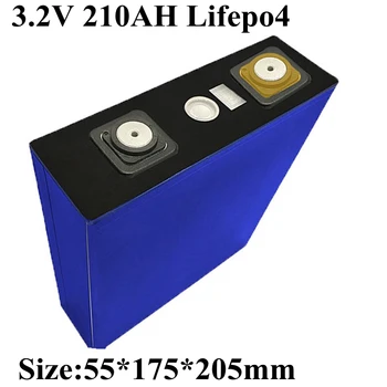 

4pcs 3.2V 200A 210Ah Lifepo4 Lithium Battery 3C Discharge for 12v RV Electric Car Buses Mortorcycl Battery Pack Diy