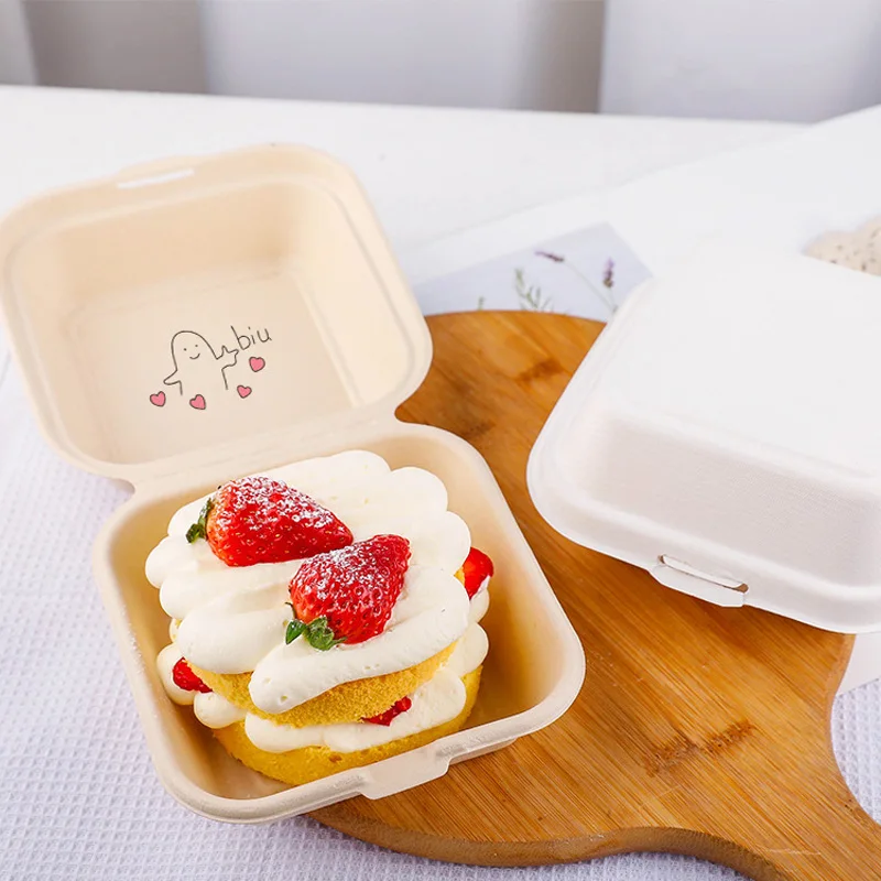 

Disposable Food Packing Boxes Convenient DIY Take Out Containers for Restaurant Fast Food Hamburger Cake Packaging Box