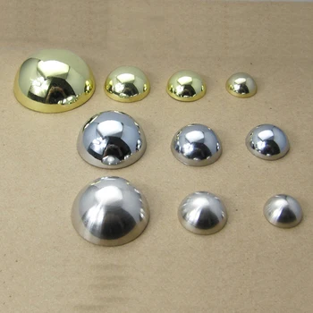 

200Pcs/lot Zinc Alloy 40mm Diameter DHL Free Shipping Golden Bright Chrome Glass Panel Fastener Socket Head Screw