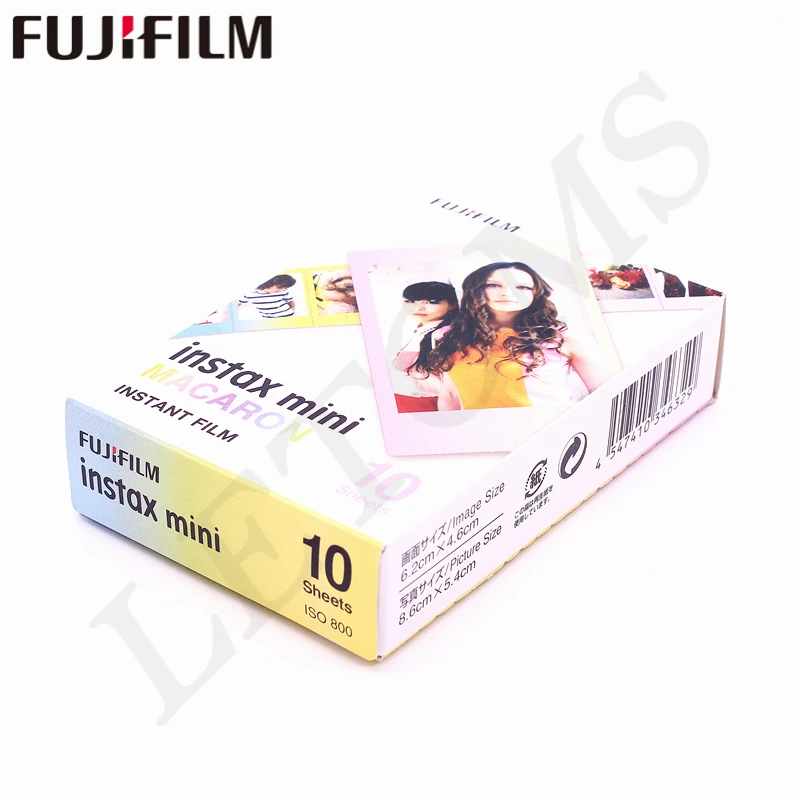 Fujifilm 20 листов Instax Mini KUMAMON + новая фотобумага для мгновенной печати Макарон Для