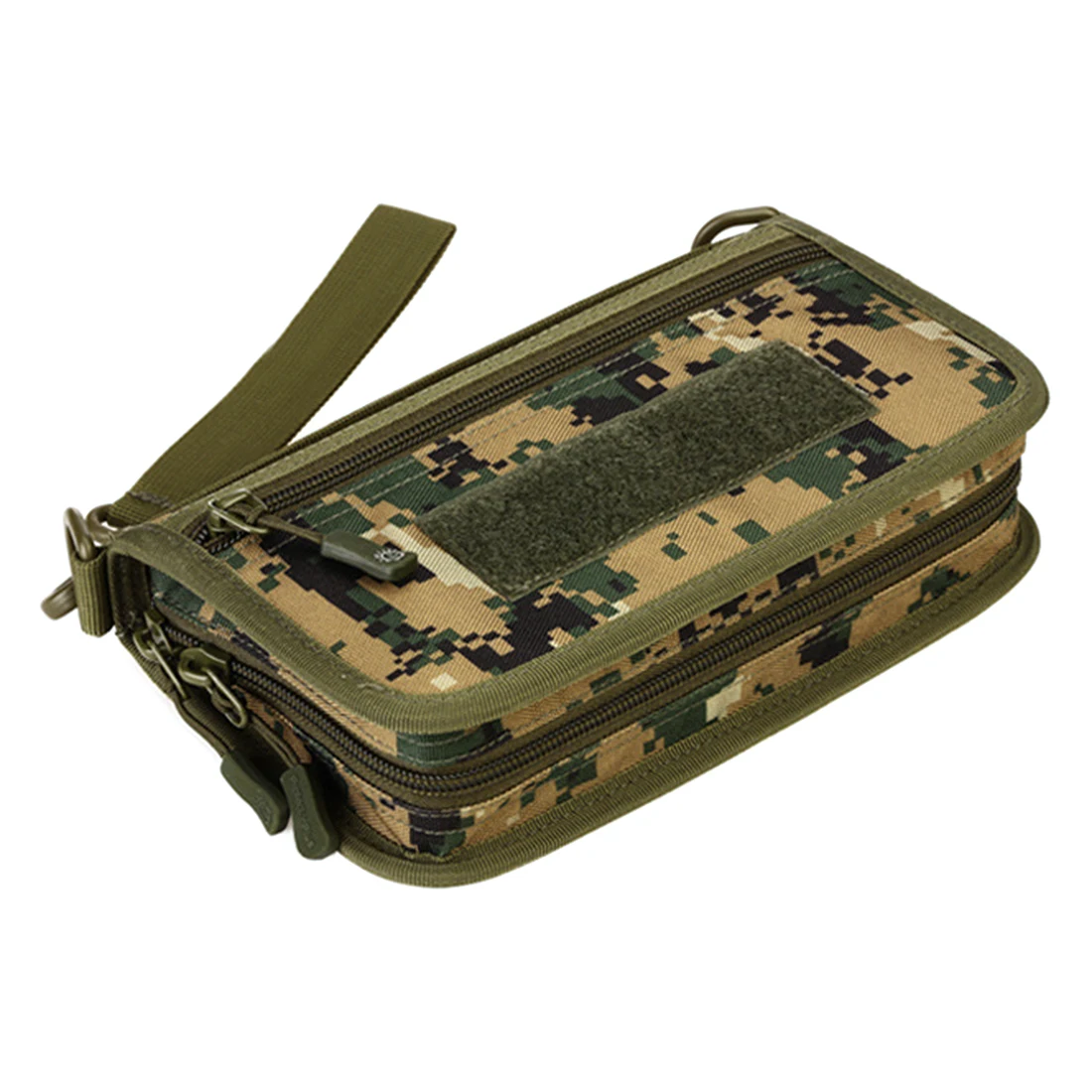 

NFSTRIKE 600D Tactical Horizontal Wallet Outdoor Handbag Mobile Phone Pouch Outdoors Tactics Accessories - Jungle Digital