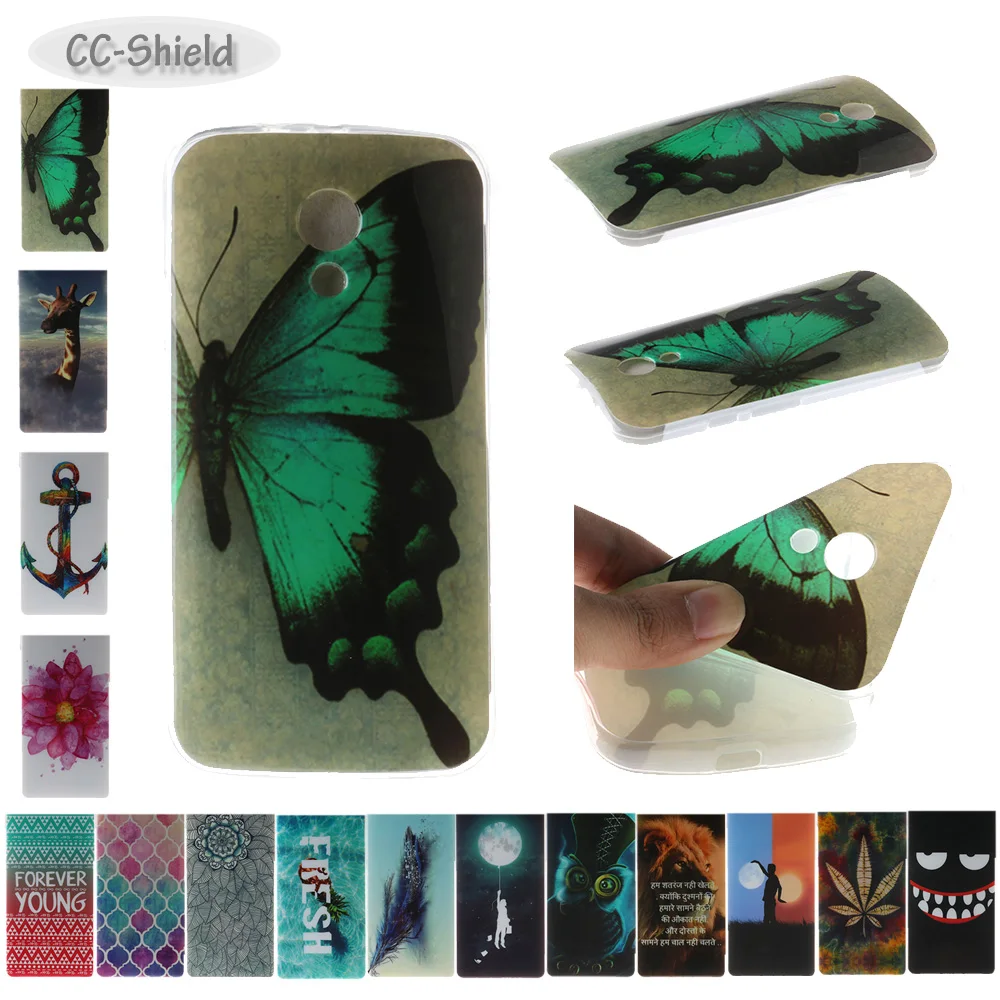 TPU Soft Case For Motorola MOTO G 2nd Gen Lte XT1063 Painting IMD phone case G2 2 XT1077 XT1079 XT1064 bag |