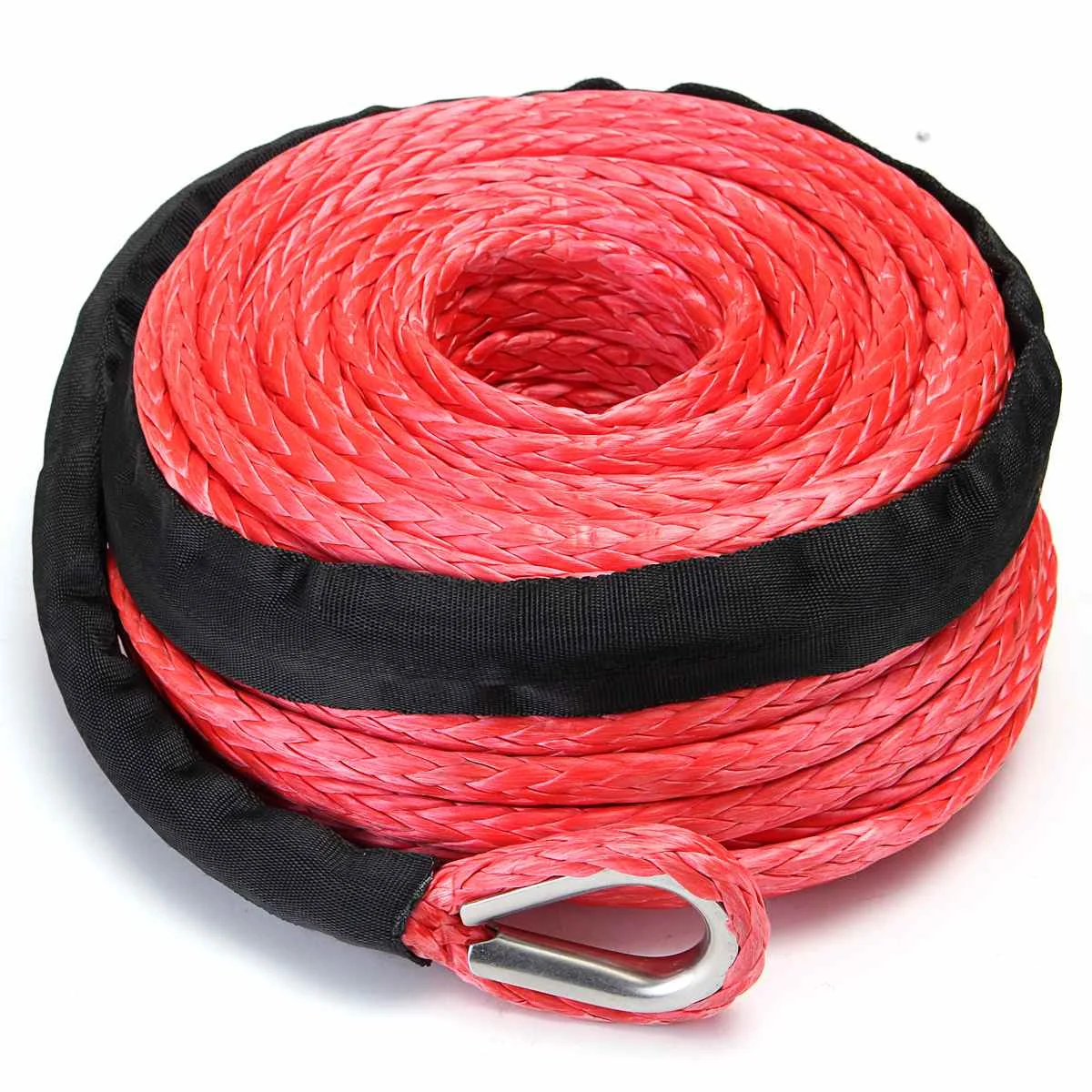 3/8 ''100FT الاصطناعية ونش خط كابل الانتعاش حبل 15000lbs للمركبة SUV خارج الطريق 3/8 ''100FT الاصطناعية ونش خط كابل الانتعاش حبل 15000lbs للمركبة SUV خارج الطريق