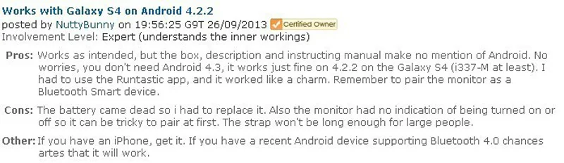 Remarks 6 Bluetooth 4.0 BLE Wireless Heart Rate Monitor Chest Belt for iPhone 4s 5 5S 5C 6 Wahoo Strava Endomondo Runtastic