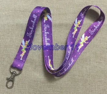 

Lot 50Pcs cartoon Tinker bell Phone Lanyards MP3 Strap Lanyards NECK Lanyard Charm WW421