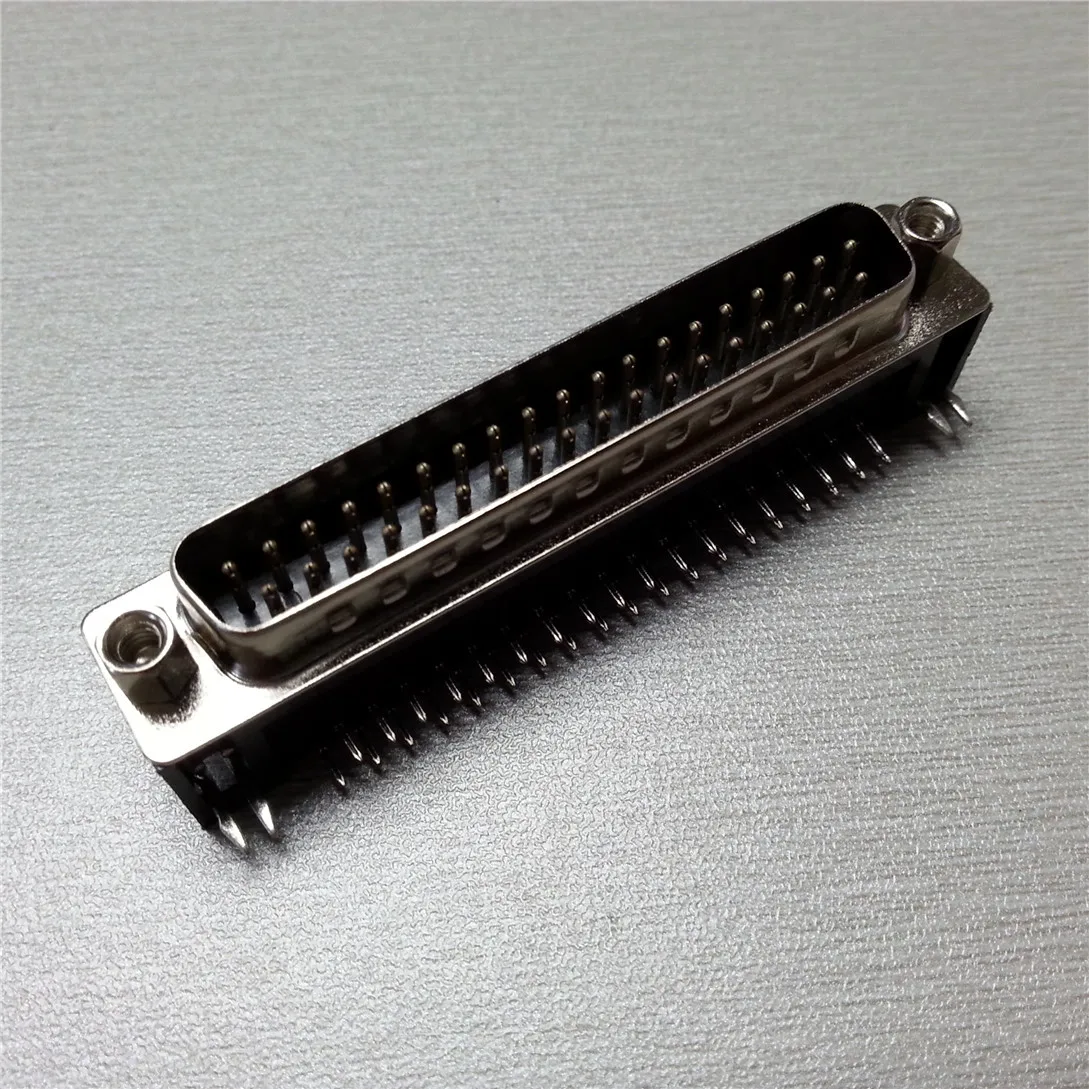 2 Pz Dr37 Db37 D-Sub Angolo Ad Angolo 37 Spille Pcb Maschio Presa Connettore