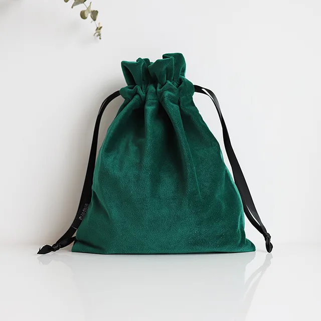 Velour Drawstring Bag Multi purpose Organizer Pouch Party Gift Bag 6
