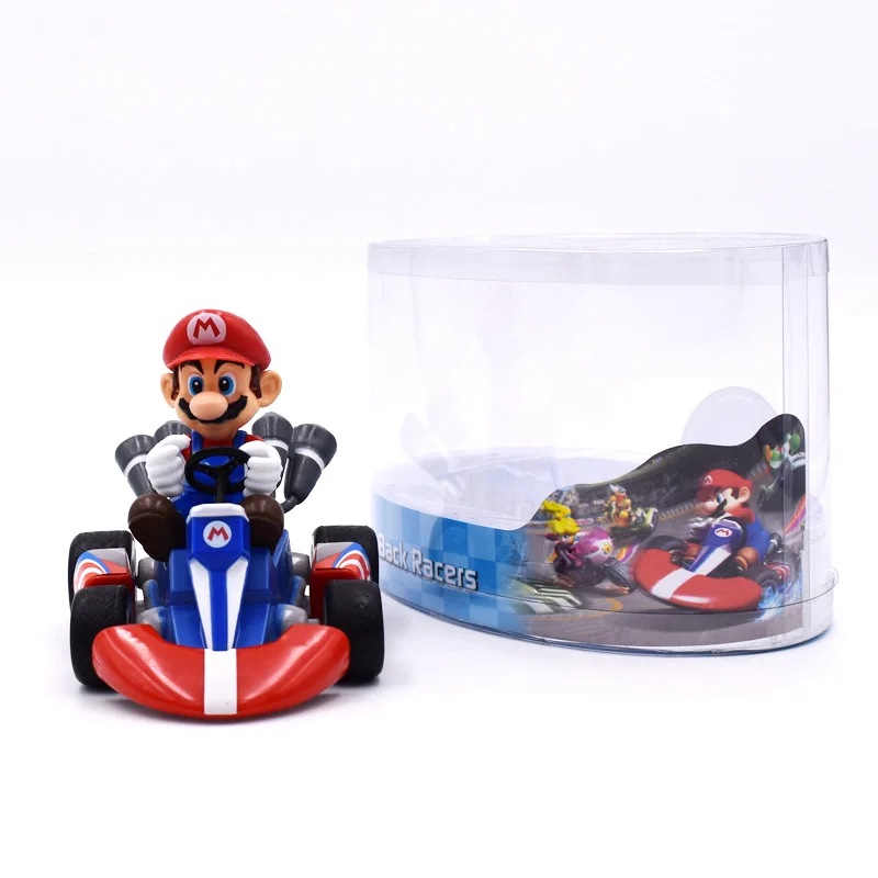 Super Mario Bros Kart Pull Back Car Figures 13cm Japan Anime Mario PVC Figma Kids Good Gifts For Boys Free Shipping Super Mario Bros Kart Pull Back Car Figures 13cm Japan Anime Mario PVC Figma Kids Good Gifts For Boys Free Shipping