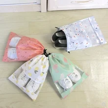 5 шт./партия; обувь для хранения; Пылезащитная сумка; Ткань Оксфорд; прозрачная обувь; обувь для путешествий; обувь для упаковки