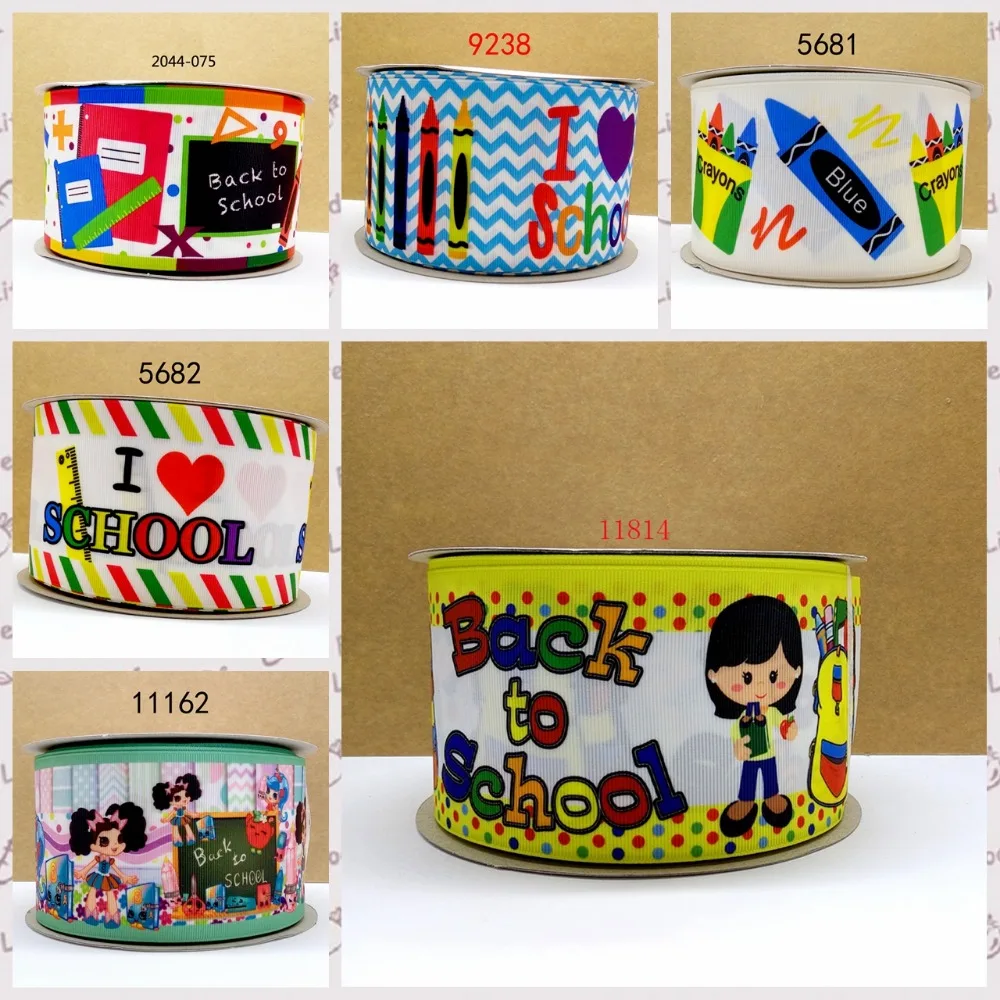 

Cartoon printed grosgrain ribbon ,satin ribbon 10 yards.