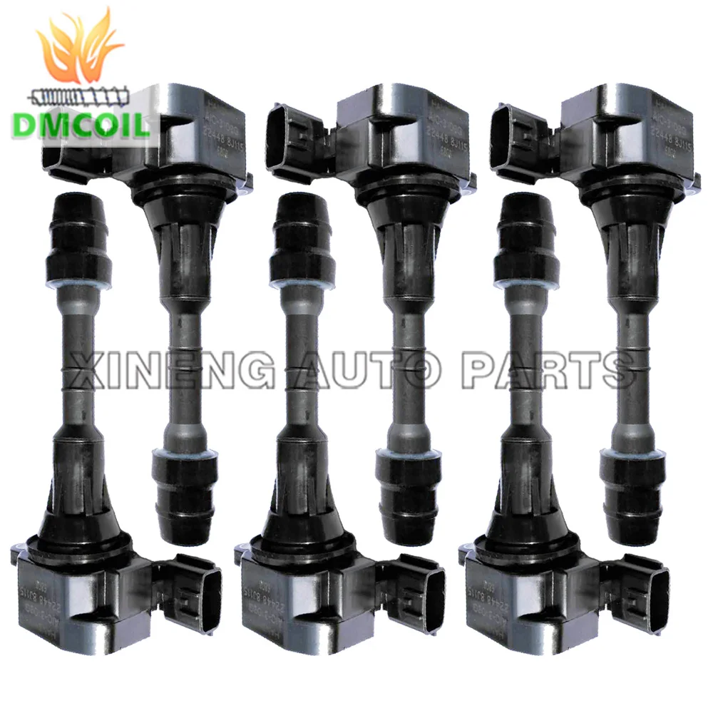 

6 IGNITION COIL FOR NISSAN TEANA 350Z MAXIMA INFINITI G35 I35 RENAULT ESPACE IV 2.3L 3.5L 4.0L V6 (2004-) 22448 8J115/7701070071
