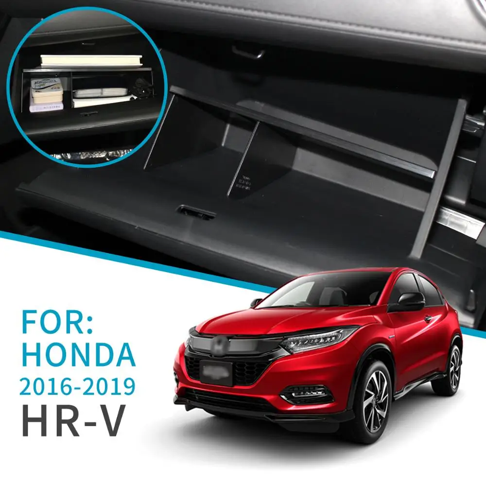 Us 12 84 24 Off Smabee Car Glove Box Interval Storage For Honda Hr V 2016 2017 2018 2019 Hrv Interior Accessories Console Tidying Storage Box In