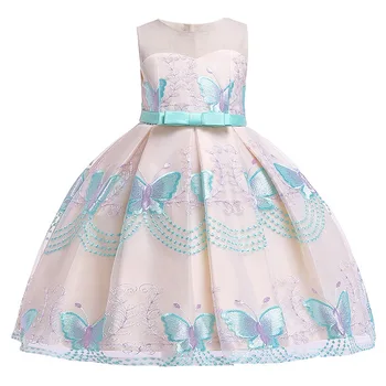 

2019 Summer Kids Dresses For Girls Wedding Dress Toddler Girls Elegant Princess Dresses Children Evening Party Dresses vestidos